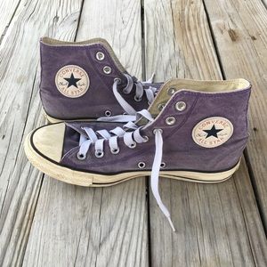 Purple Chuck Taylor Classic All Star Hi Tops